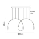 DecorBites™ Arc Pendant Light Chandelier - LED Suspension Lamp for Kitchen Island