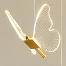 DecorBites™ Butterfly LED Chandelier for Duplex Villa Living Room Romantic Wedding Decor