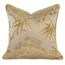 DecorBites™ Gold Quatrefoil Geometric Jacquard Pillow Cover - Luxury Home Decor