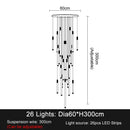 DecorBites™ Elegant LED Chandelier for Staircase & Living Room Décor