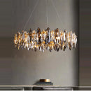 DecorBites™ Crystal LED Chandelier: Modern Luxury Indoor Hanging Lamp, Living Room Decor