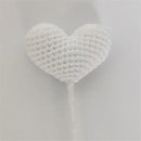 DecorBites™ Heart-Shaped Crochet Flower Bouquet - Handmade Wedding Home Decor & Family Gift