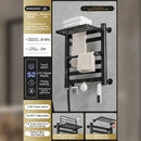 DecorBites™ Electric Towel Radiator Warmer Rack for Smart Bathroom Storage and Heating