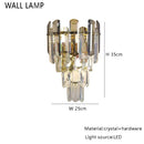 DecorBites™ Crystal Ceiling Chandelier for Modern Living Room Decor
