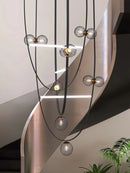 DecorBites™ Leather Chandeliers 2023 LED Minimalist Home Decor Lighting for Living Room