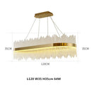 DecorBites™ Gold LED Circle Crystal Chandelier: Elegant Home Pendant Lighting for Living Room, Bedroom, Kitchen