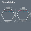 DecorBites™ Hexagon LED Ceiling Light: High-Performance, Best-Selling, Honeycomb Design