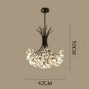 DecorBites™ Crystal Bouquet Pendant Light Chandelier in Black and Gold