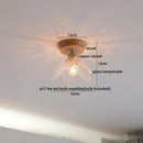 DecorBites™ Glass Wood LED Ceiling Light Modern Ceiling Lamp
