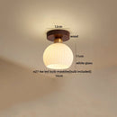 DecorBites™ Glass Copper LED Ceiling Lamp Modern Style for Home Decor and Restaurant