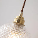 DecorBites™ Glass Ball LED Pendant Light: Nordic Modern Copper Socket Hanging Lamp for Home Indoor Lighting.