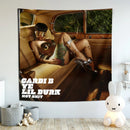 DecorBites™ Kanye's West Wall Tapestry: Music Album Cover Poster for Bedroom Decoration