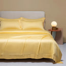 DecorBites™ 120S Natural Fabric Bedding Set Summer Cooling Fitted Sheet Skin Friendly Bedclothes