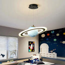 DecorBites™ Children'S Space Star Astronaut LED Pendant Lamp for Boys Room, Acrylic Indoor Decor
