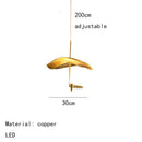 DecorBites™ LED Chandeliers 20/25/30/35cm Copper Dining Room Lighting Fixtures