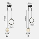 DecorBites™ Glass Starry LED Pendant Lights for Nordic Bedroom Chandelier