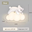 DecorBites™ Bear LED Wall Lamps for Children's Room