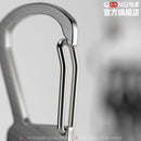 2 Style Stainless Steel Key Ring With 8-Shaped Buckle Easy Removal Hanging Taking Out Key Chain Multi-purpose Waist Keychain Y21
