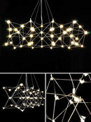 DecorBites™ Elegant Stainless Steel Chandelier for Modern Spaces