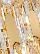 DecorBites™ Crystal Pendant Chandelier for Home, Hotel, Restaurant - Luxury Duplex Hall Light