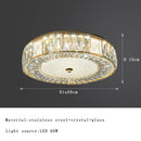 DecorBites™ Gold Glass LED Ceiling Light Fixture Stainless Steel Lamps