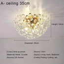 DecorBites™ Crystal LED Ceiling Pendant Chandelier for Home Decoration and Lighting