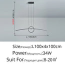 DecorBites™ LED Ceiling Chandelier: Modern Minimalist Kitchen Dining Table Lighting