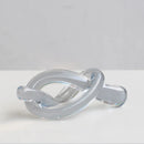 DecorBites™ Geometric Glass Sculpture Twine Knot Decor Home Decor Accessory