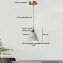 DecorBites™ Terrazzo Stone LED Pendant Lamp for Industrial Loft, Bar, Coffee, Living Room.