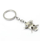 One Piece Keychain Luffy Ace Straw Hat Skull Logo Wanted Order Sanji Nami Robin Bag Keychain Character Toy Fan Gift