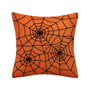 DecorBites™ Halloween Pumpkin Linen Cushion Cover Set for Home Sofa Bedroom Decor