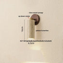 DecorBites™ Copper LED Wall Lamp: Modern Nordic Style Mirror Light with Travertine Switch
