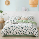 DecorBites™ Flowers Print Cotton King Size Bedding Set, Soft & Comfortable Duvet Cover Set