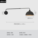 DecorBites™ Industrial Telescopic Swing Arm Wall Lamp for Decorative Living Spaces