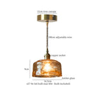 DecorBites™ Cracked Glass LED Pendant Light for Cafe Bar Kitchen Living Room
