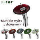 DecorBites™ Glass Rocker Handle Basin Faucet, Waterfall Mixer Taps, Chrome Finish