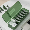 DecorBites™ Cable Box: Desk Organizer for Charger, Cord, Phone | Storage with Cover