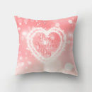 DecorBites™ Love Heart Print Sofa Cushion Covers - Nordic Valentine's Day Wedding Decor Pillowcase