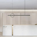 DecorBites™ Geometric Copper Chandelier: Minimalist Bar & Restaurant Atmosphere