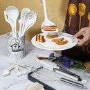 DecorBites™ 18Pcs Silicone Kitchen Utensils Turner Spatula Measuring Spoon Cooking Tool Set