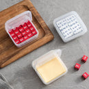 DecorBites™ Japanese Flip-Top Refrigerator Storage Box for Butter, Cheese Slices, and Spices