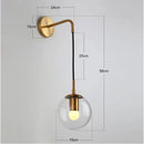 DecorBites™ Glass Ball LED Pendant Light Modern Chandelier for Living Room Decor