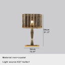 DecorBites™ Crystal Table Decor Lamp 3000K E14 Bulb Desk Light for Bedside Office