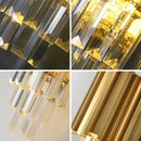 DecorBites™ Gold Crystal Wall Lamp with LED Light for Home Lighting Fixtures