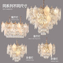 DecorBites™ Crystal Leaves Chandelier: Elegant Postmodern Lighting for Living Room, Dining Room, Bedroom