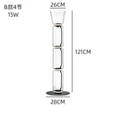 DecorBites™ Glass LED Floor Lamp: Modern Nordic Design for Living Room and Bedroom Decor