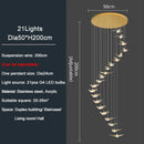 DecorBites™ Bird Design LED Chandelier for Luxury Living Room and Restaurant