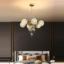 DecorBites™ Gold Chrome Bubble Ceiling Chandelier: 2025 Trend Hanging Lamps for Living Room