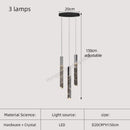 DecorBites™ Gold Crystal Stairs Chandelier Luxe LED Pendant Light Luxury Indoor Lighting