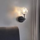 DecorBites™ Crystal Wall Sconce: Modern LED Fixture for Bedroom, Living Room, and Hallway